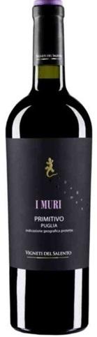 Vigneti del Salento Puglia Primitivo I Muri 2017 Discount