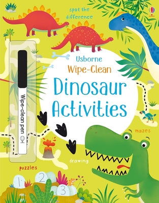 Wipe-Clean Dinosaur Activities Supply