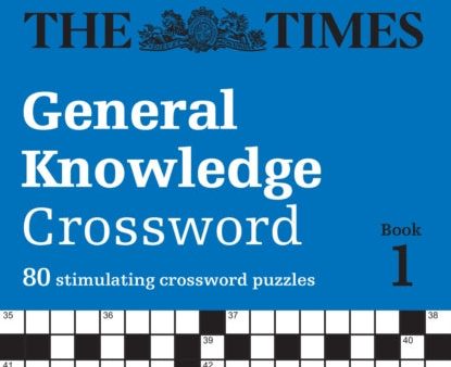 Times General Knowledge Crossword Book 1, The For Sale