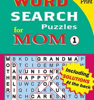 WORD SEARCH Puzzles for MOM Online Sale