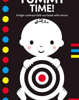 Tummy Time!: A High-Contrast Fold-Out Book with Mirror for Babies Fashion